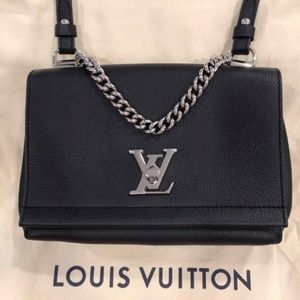 Louis Vuitton Flap Lockme II BB Noir Black